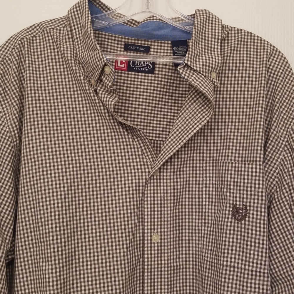 chaps button down, size XXL